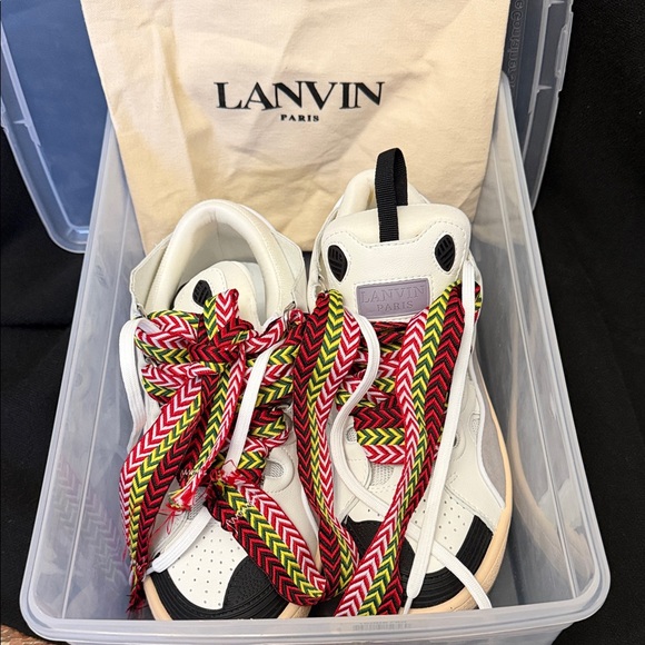 Lanvin Other - Lanvin Men’s Sneakers with Red and Green Laces size 42 US Size 9
